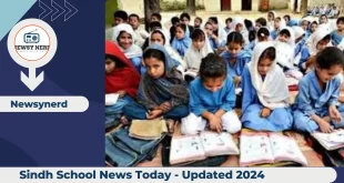 Sindh School News Today