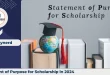 Statement of Purpose for scholarship